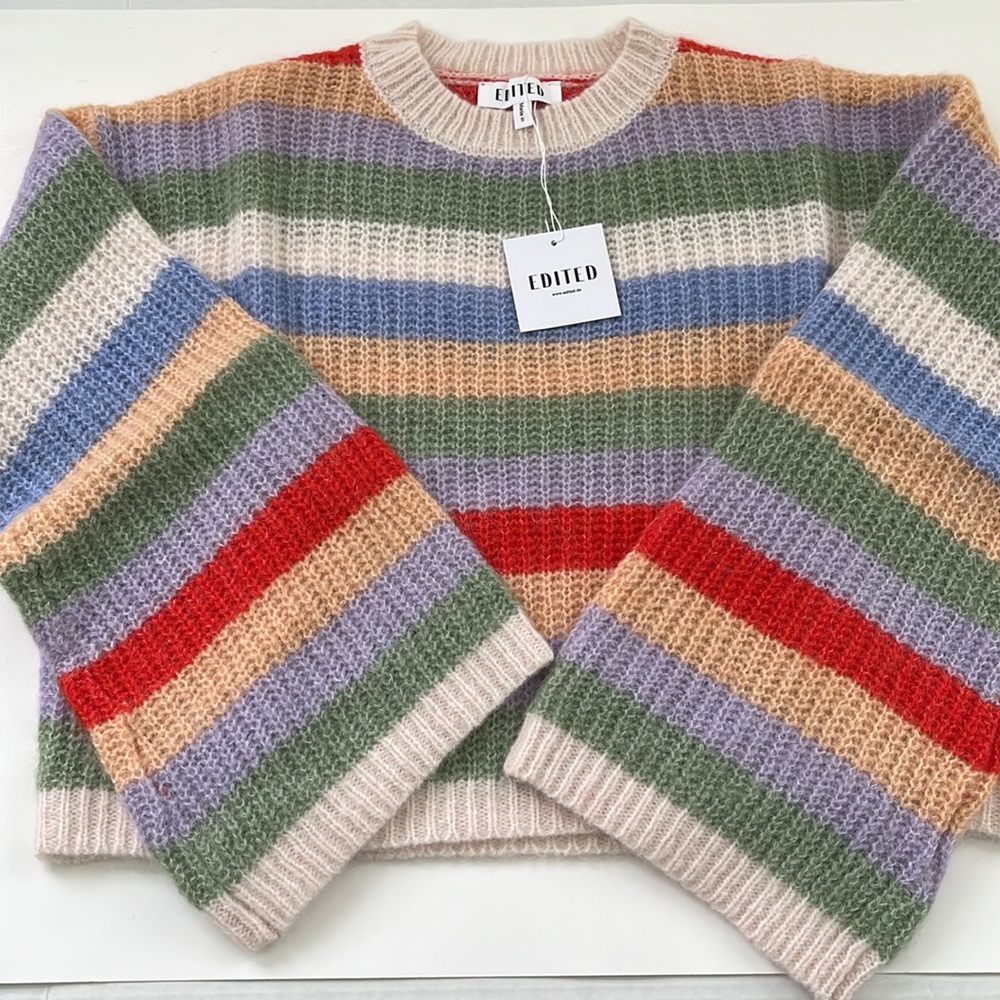 Edited Wool Cropped Sweater